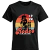 retro rodeo t-shirt black