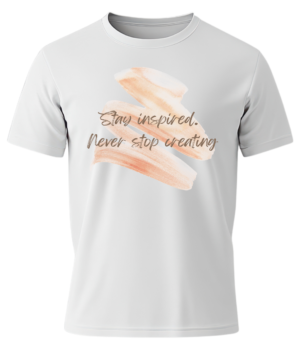 Inspirational cotton t-shirt