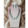 Miyora MYJ25001 statement necklace set cubic zirconia Emerald Green front Miyora MYJ25001 statement necklace set cubic zirconia Emerald Green front