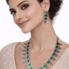Miyora MYJ25001 statement necklace set cubic zirconia Emerald Green front 5 Miyora MYJ25001 statement necklace set cubic zirconia Emerald Green front 5