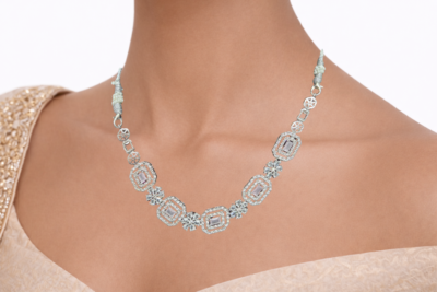 Miyora MYJ25012 necklace cubic zirconi Light Pink 3