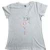 love graphic t shirt for women front og