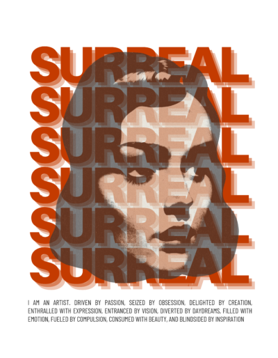 surreal women t shirt design