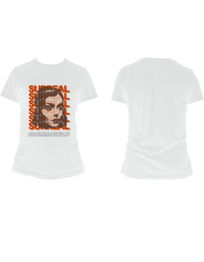 surreal women t shirt front and back 1
